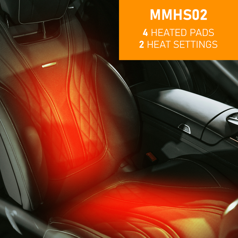 Carbon Fibre Heated Seats - 4 Pad & 2 Setting Switch
