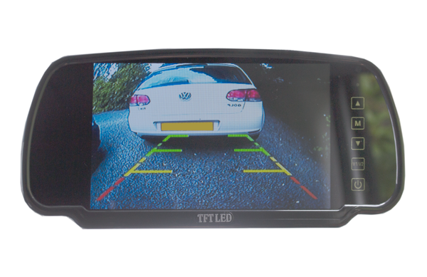 7" Mirror Monitor Clip On